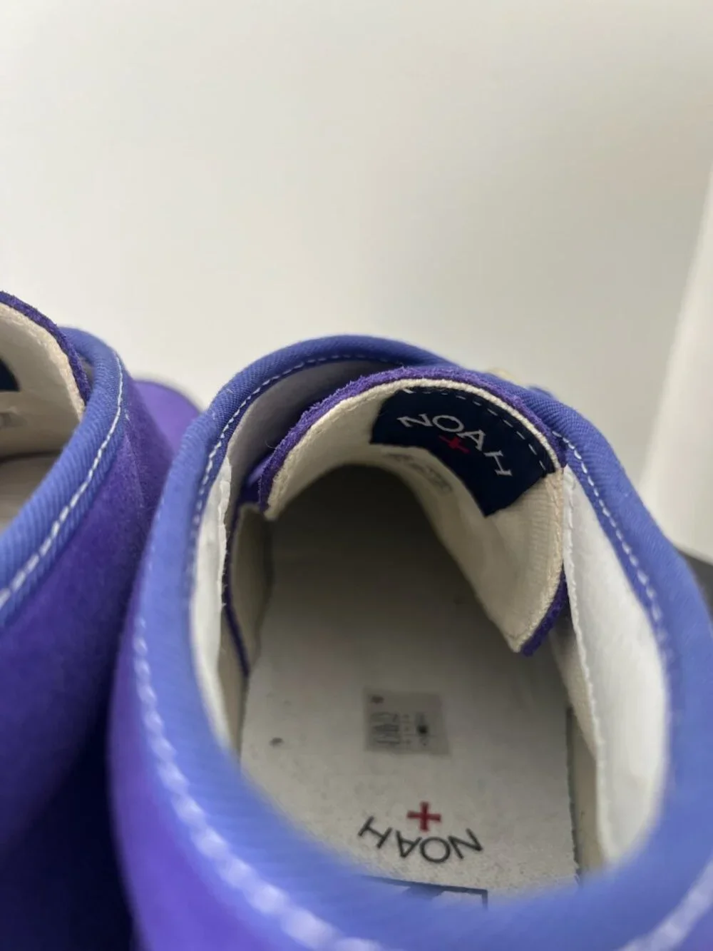 Vans x Noah collab chukka monk strap in purple suede NWT